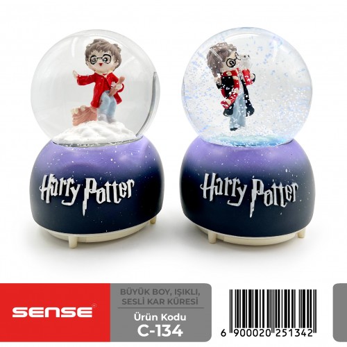 Büyük Boy Işıklı Sesli Kar Küresi