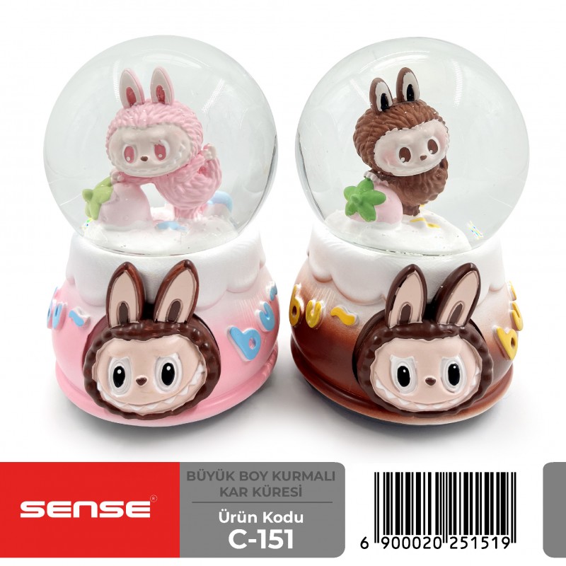 Büyük Boy Kurmalı Kar Küresi