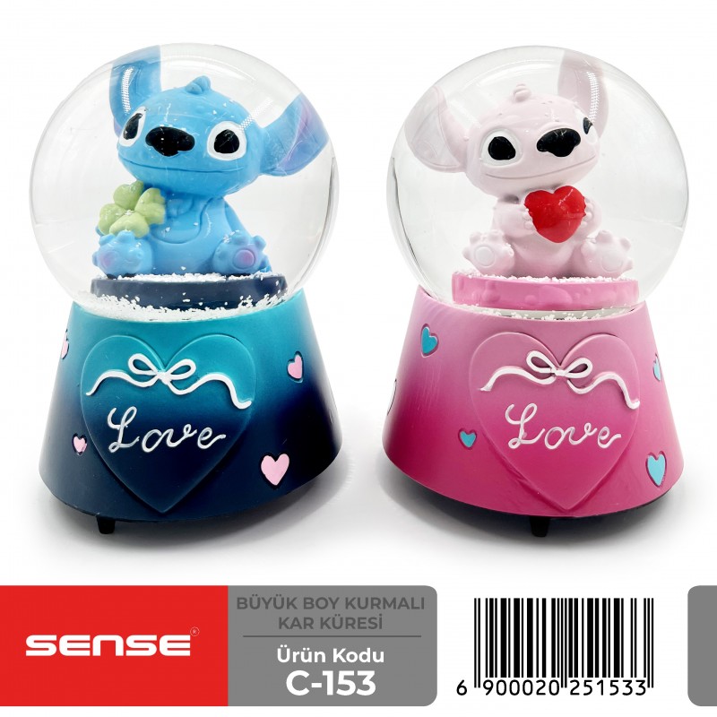 Büyük Boy Kurmalı Kar Küresi