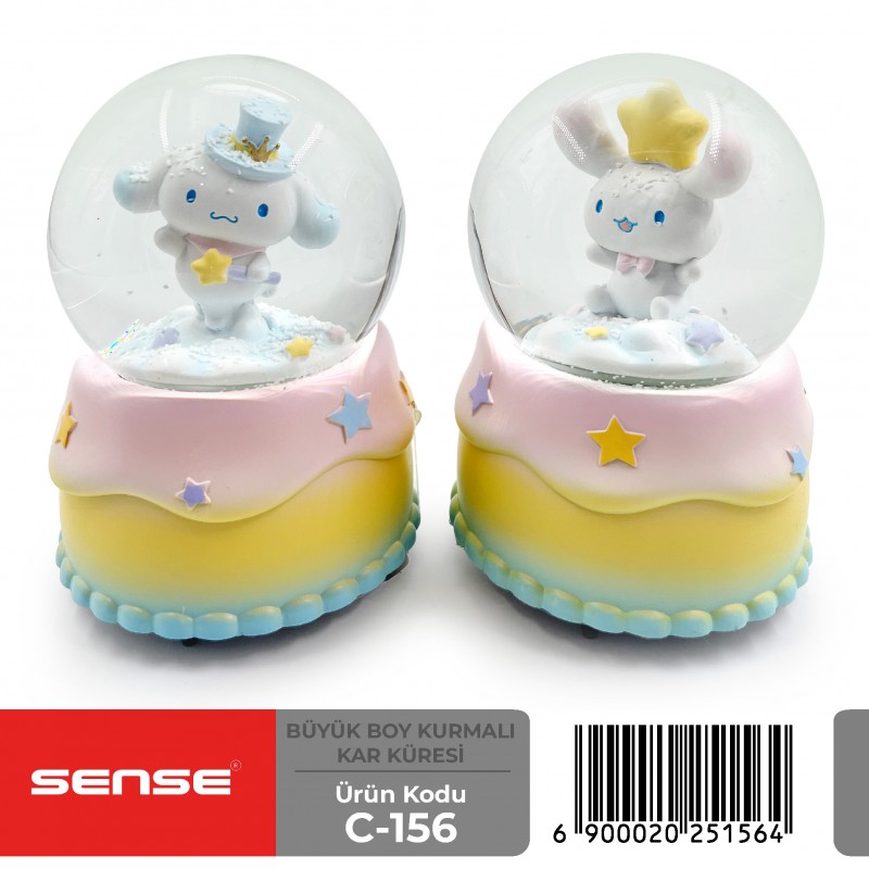 Büyük Boy Kurmalı Kar Küresi