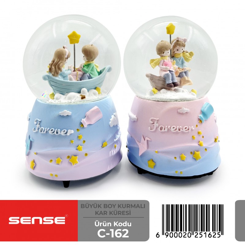 Büyük Boy Kurmalı Kar Küresi