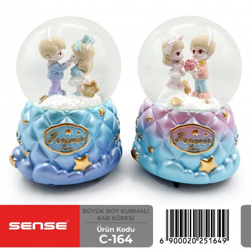 Büyük Boy Kurmalı Kar Küresi