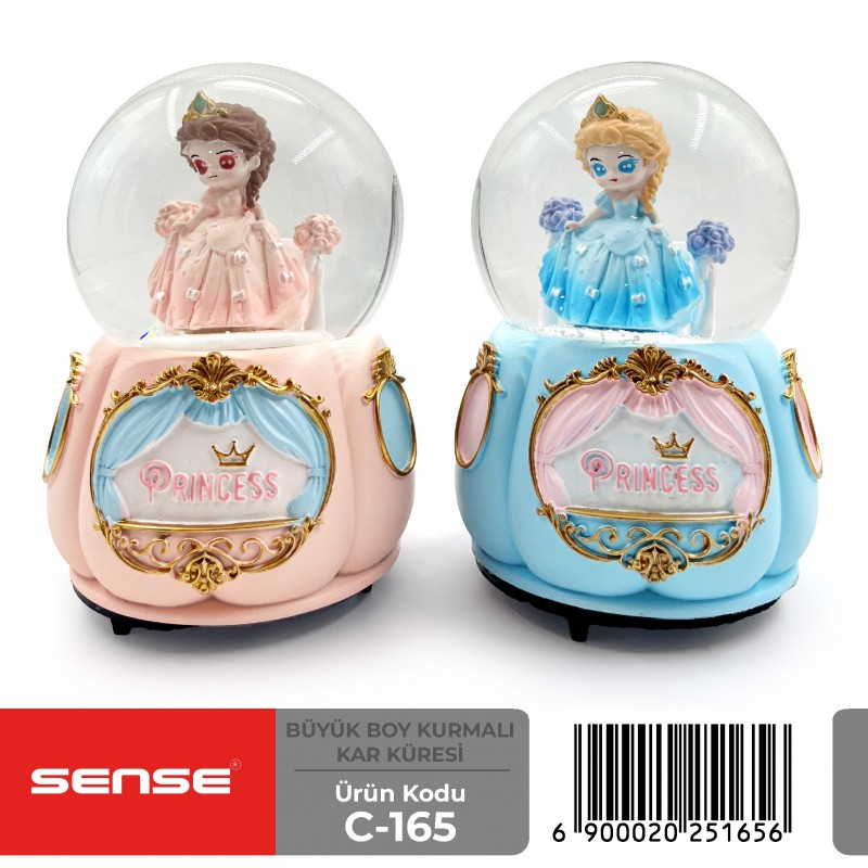 Büyük Boy Kurmalı Kar Küresi