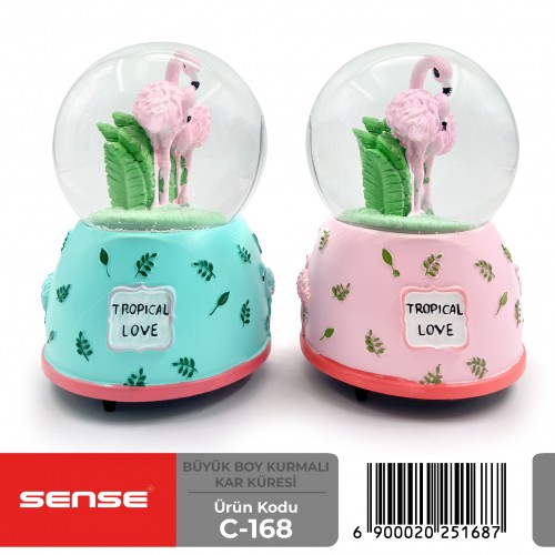 Büyük Boy Kurmalı Kar Küresi