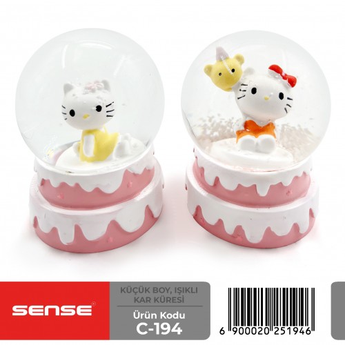 Küçük Boy Işıklı Kar Küresi