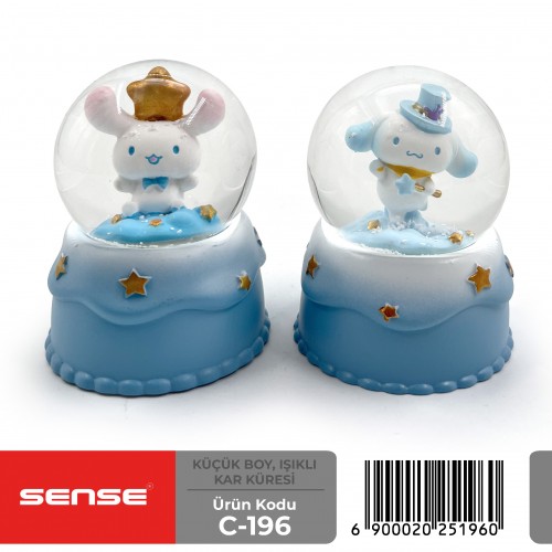 Küçük Boy Işıklı Kar Küresi