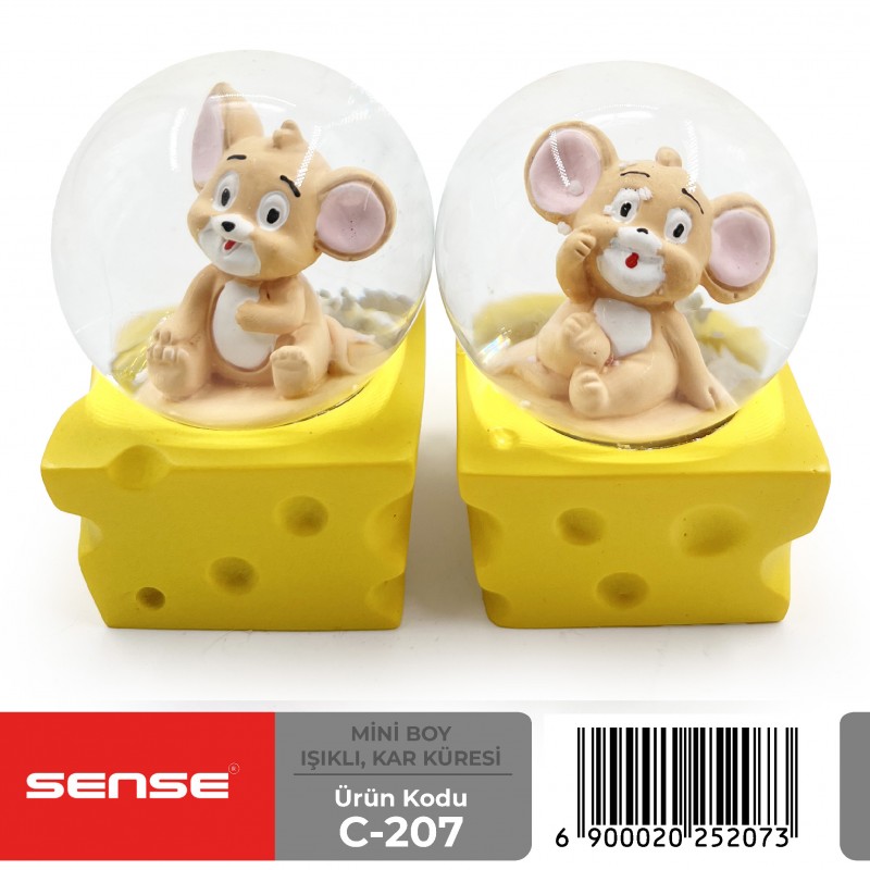 Mini Boy Işıklı Kar Küresi