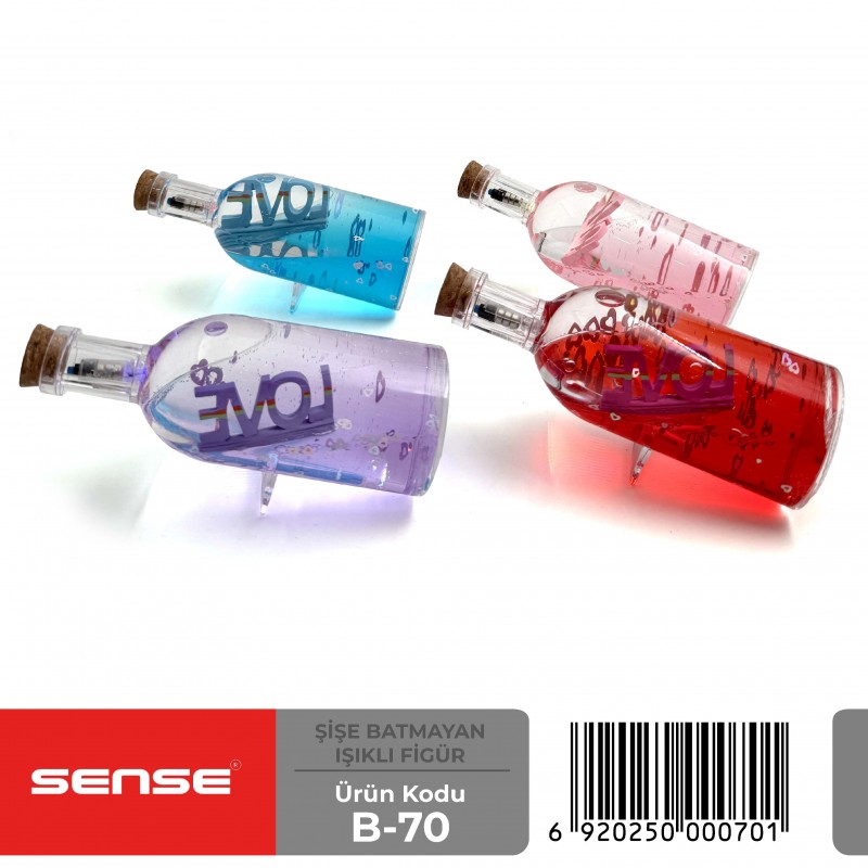 Şişe Batmayan Işıklı Figür