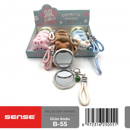 Peluş Cep Aynası